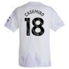 Camisola Manchester United Casemiro 18 Homen Equipamento 2ª 2025-26